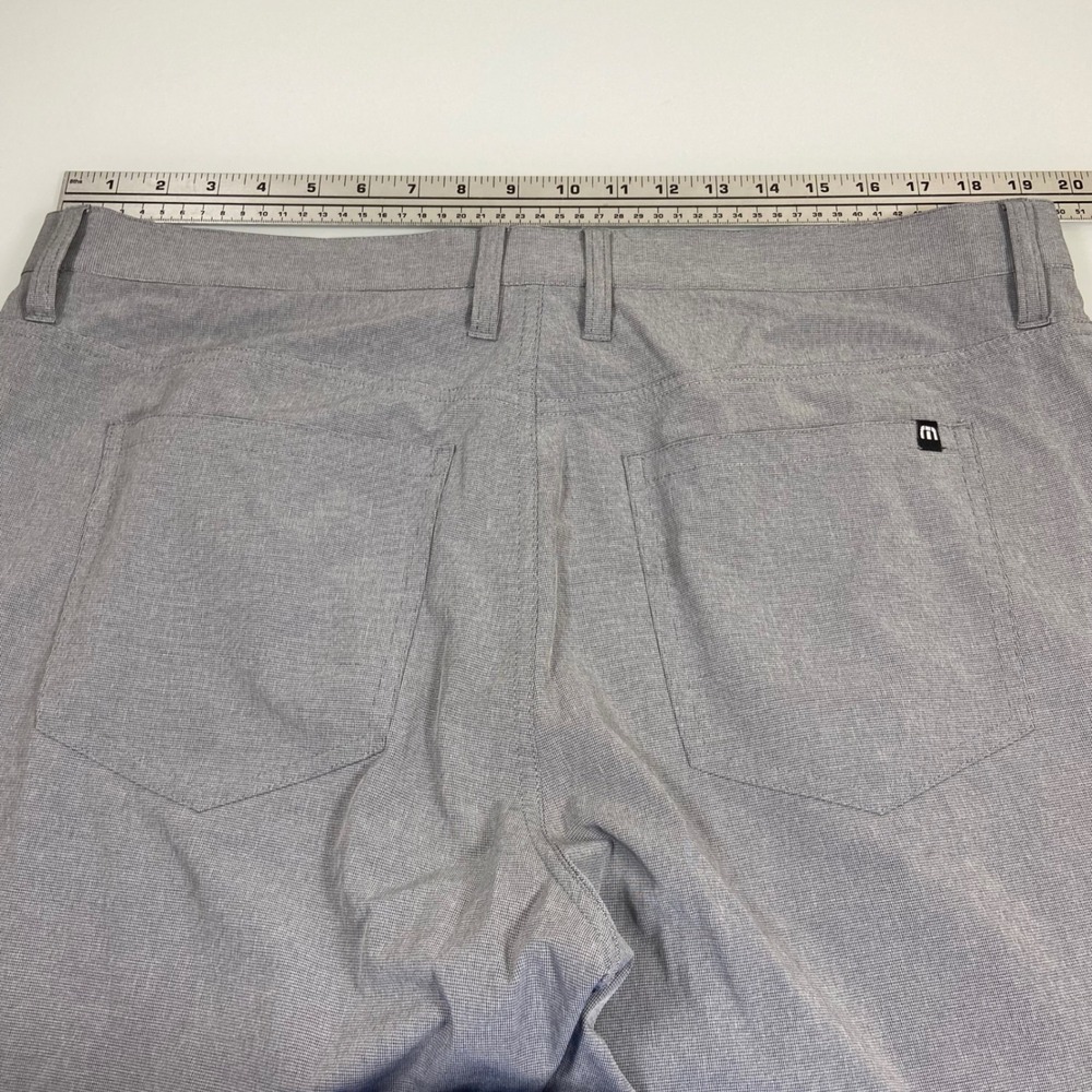 Travis Mathew Mens 38 Gray Golf Pants Stretch Performance Chino 5-Pocket - Picture 5 of 8